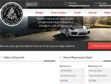 Tablet Screenshot of apachirentacar.com